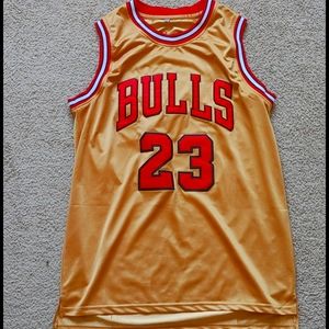 Off brand GOLD MJ jersey